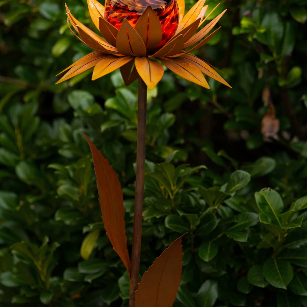 Glasblume „Maya“ mit Solar – Ansicht 3