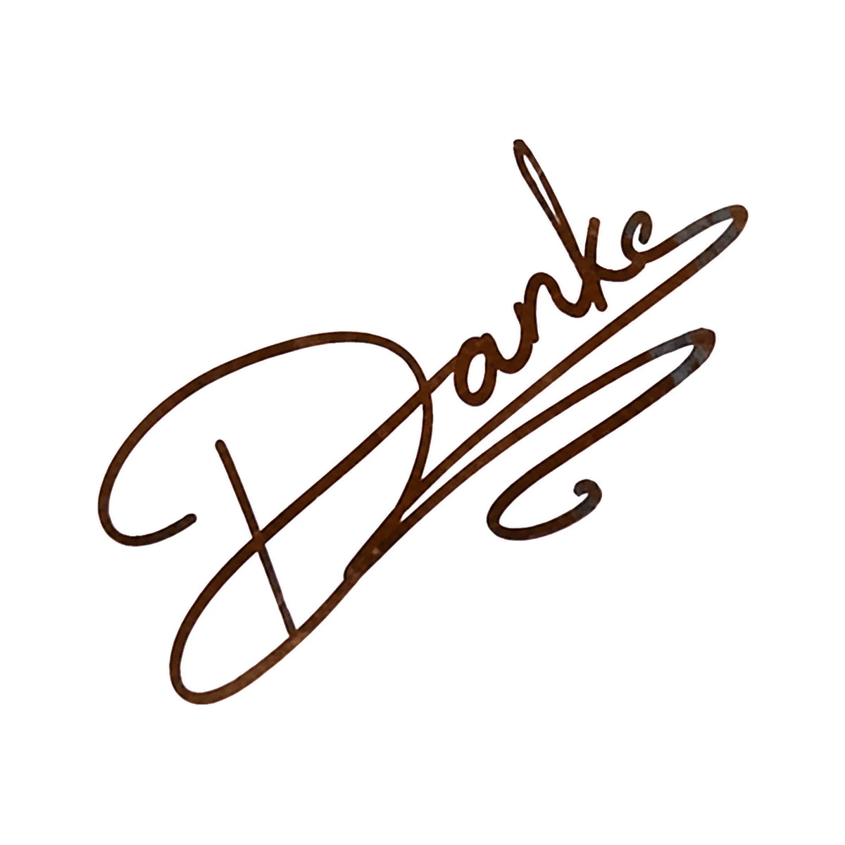 Dekoschriftzug „Danke“ zum Hängen