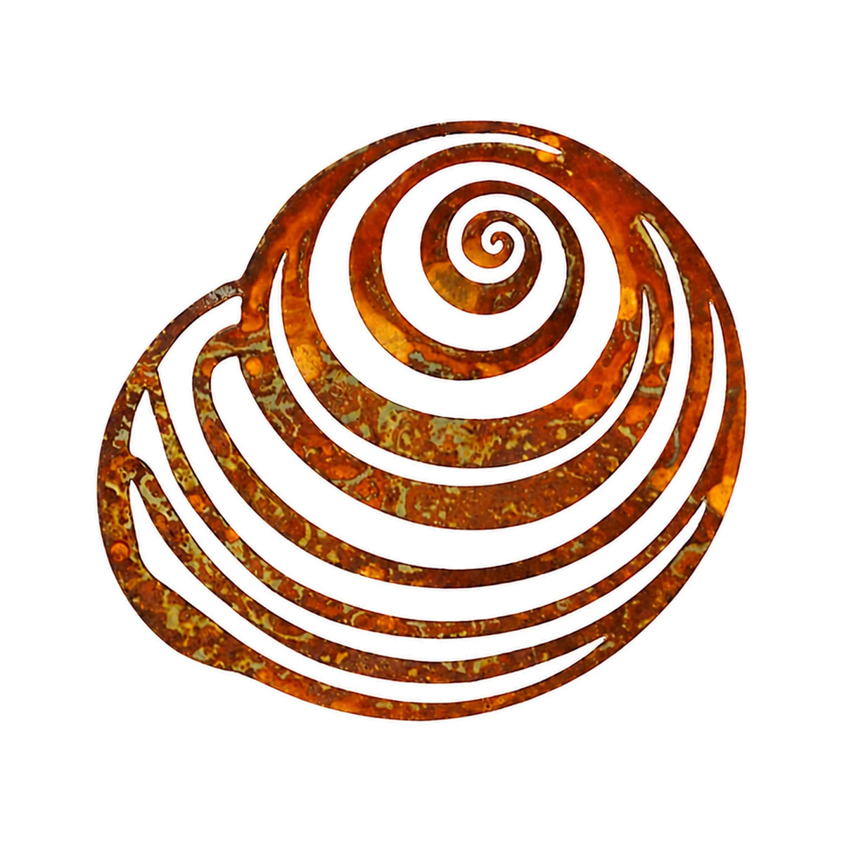 Muschel „Schnecke“ klein auf Platte